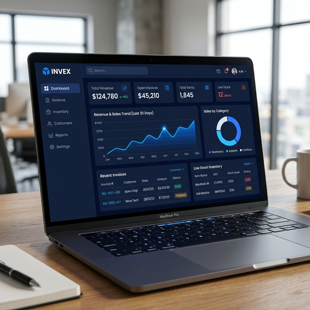 BillMax Dashboard — Billing and Inventory Management Software